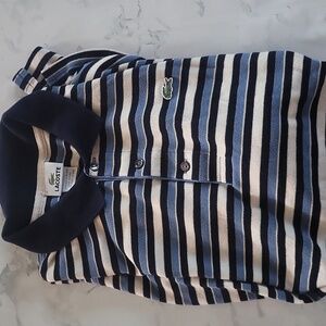 Men's Lacoste Classic Fit STRIPED  Polo SizeXL